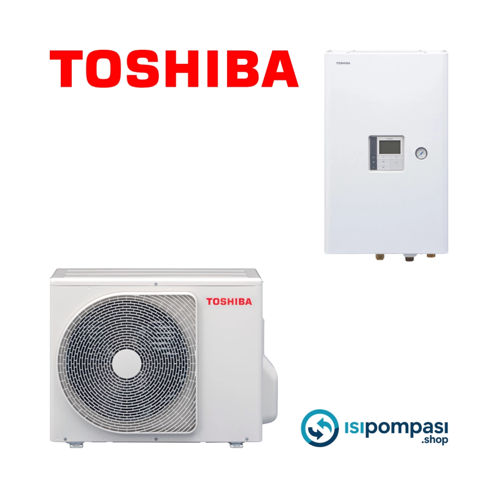Toshiba Estia Isı Pompası 06 Kw  + 6 Kw Harici Isıtıcı